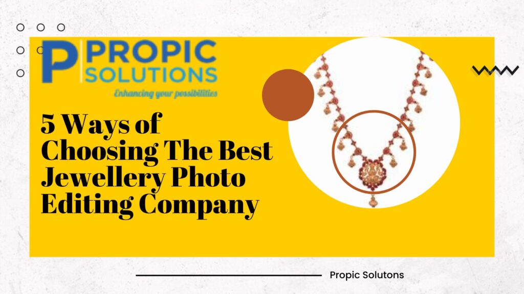 Jewellery Photo Editing Company